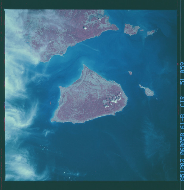 Satellitenbild der Insel